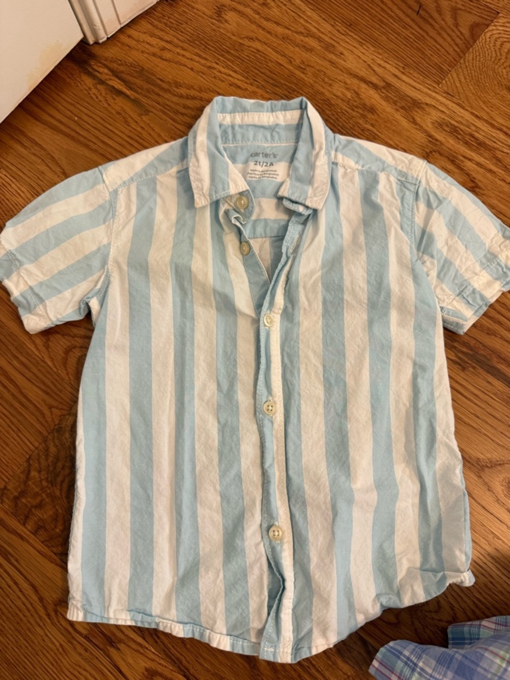 Bundle of 3 Toddler Boy Short Sleeve Button Down Shirts size 2T Ralph Lauren - Picture 8 of 12